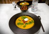 Морковный суп-пюре с фенхелем
