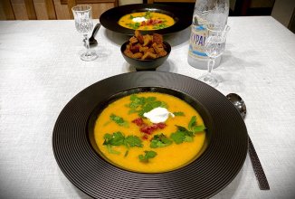 Морковный суп-пюре с фенхелем