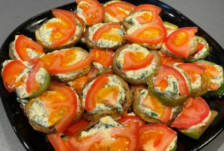 Закуска из кабачка и баклажана