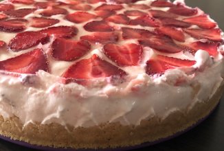 Клубничный чизкейк 🍰