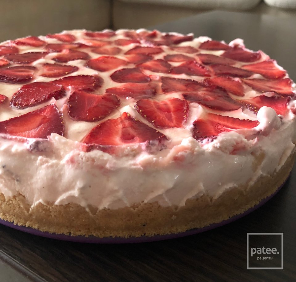 Клубничный чизкейк 🍰 - Шаг 3