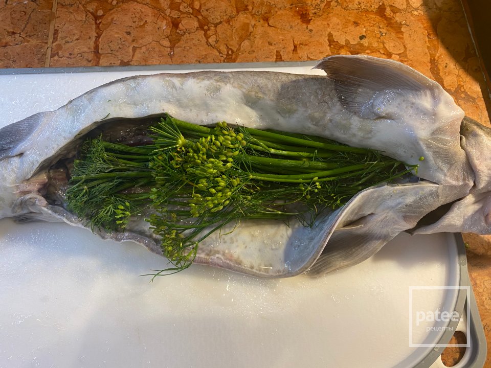 Стерлядь запечённая в посудомойке - Шаг 4