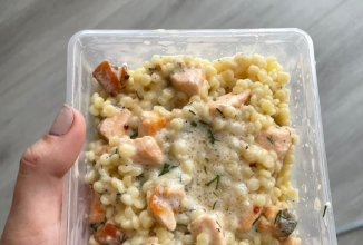 Птитим с лососем