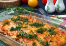 Картошка с фаршем и помидорами в духовке 🍅