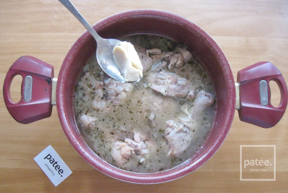 Курица  с кабачками в сырном соусе - Шаг 7