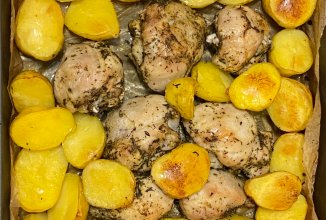 Куриные голени в духовке