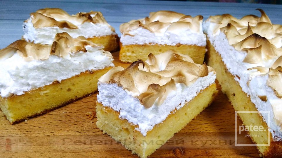 Бисквитный пирог с меренгой - Шаг 15