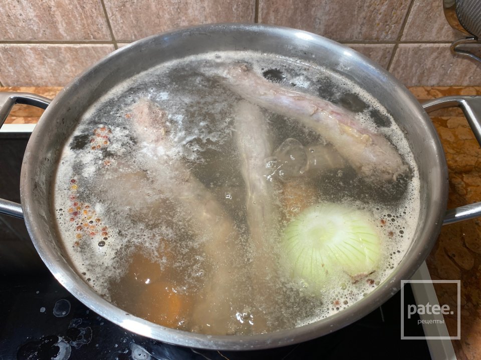 Рассольник из утиных шей и язычков - Шаг 2
