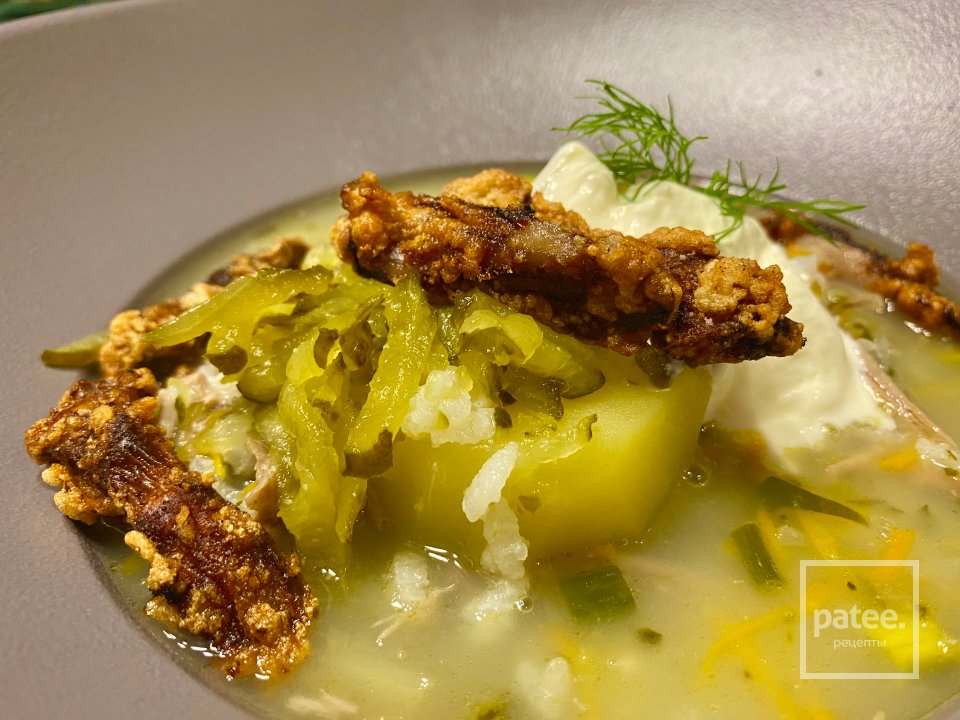 Рассольник из утиных шей и язычков - Шаг 20