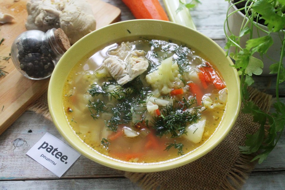 Суп С Цветной Рецепт С Фото Суп С Цветной Рецепт С Фото