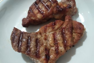 Свинина на гриле в бутерброднице