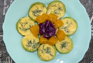 Омлет в кабачках