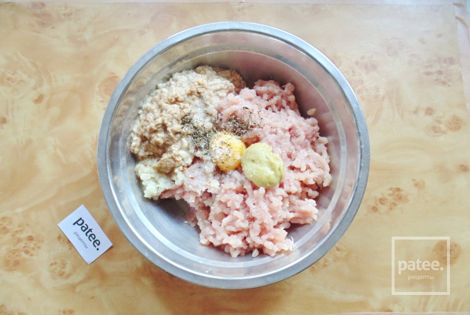 Куриные котлеты с горчицей - Шаг 6