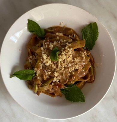 Пряная паста с цукини в азиатском стиле - Шаг 15