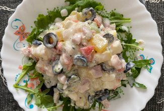 Салат с ананасом 🍍