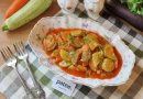 Соте из кабачка и баклажана