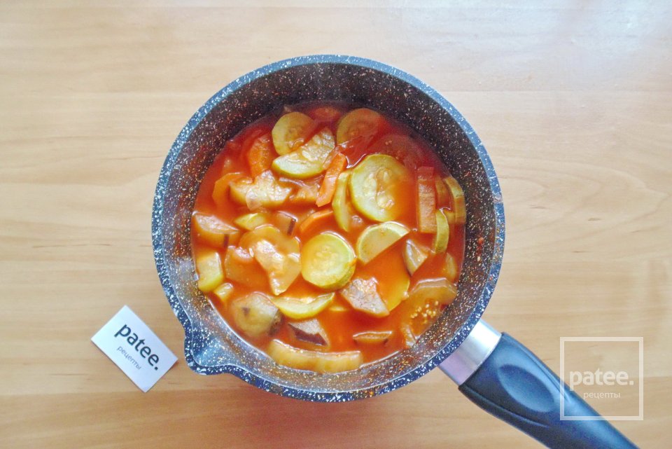 Соте из кабачка и баклажана - Шаг 10
