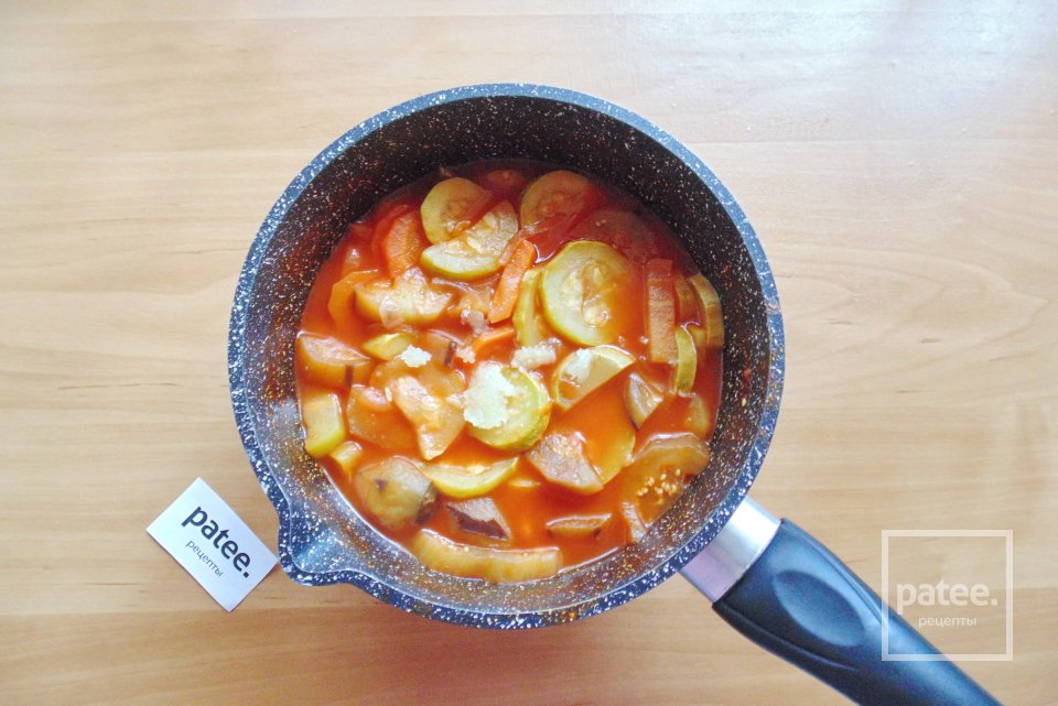 Соте из кабачка и баклажана - Шаг 11