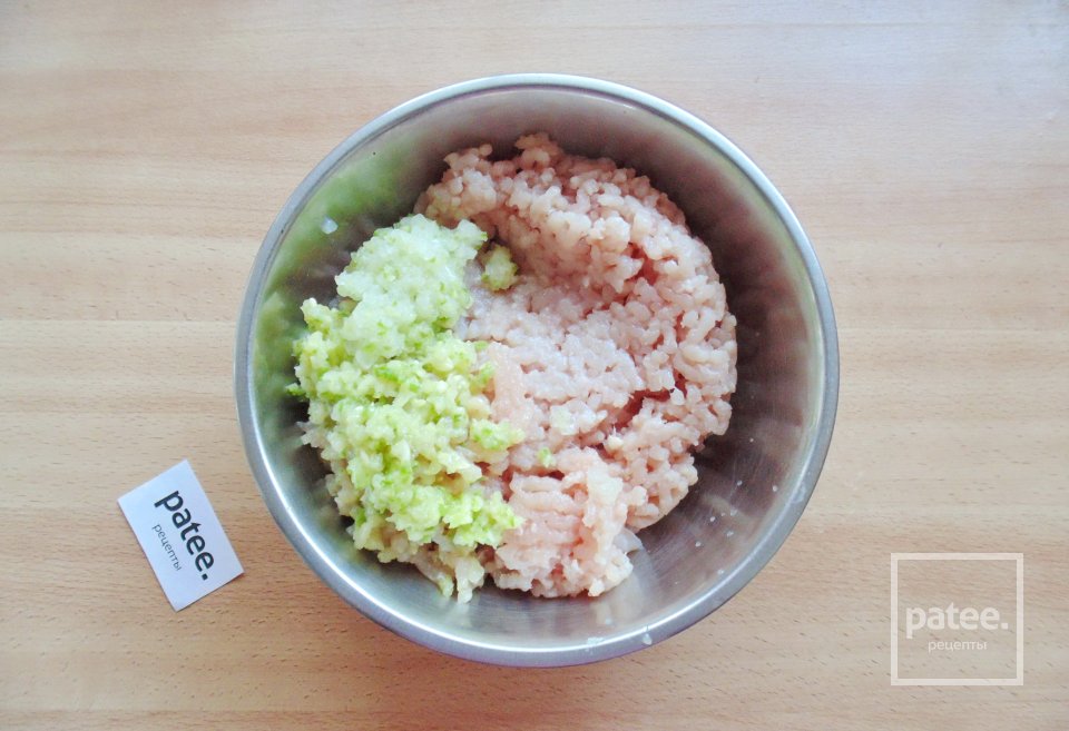 Ленивые голубцы с капустой и кабачками - Шаг 3