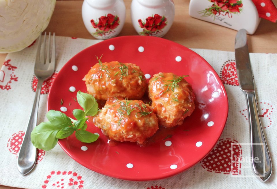 Ленивые голубцы с капустой и кабачками - Шаг 14