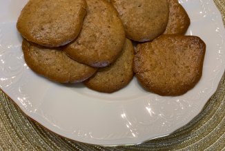 кокосово-амарантовое печенье