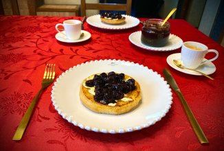 Вишнево-шоколадное варенье с пеканом