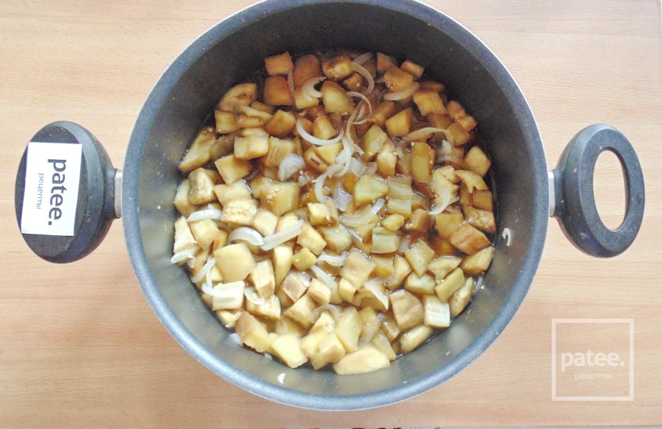 Баклажаны с луком на зиму без стерилизации - Шаг 10