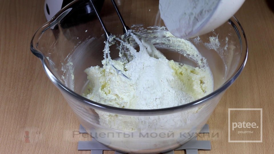 Творожное печенье с персиками - Шаг 3