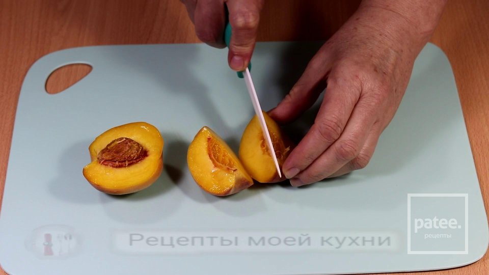 Творожное печенье с персиками - Шаг 6