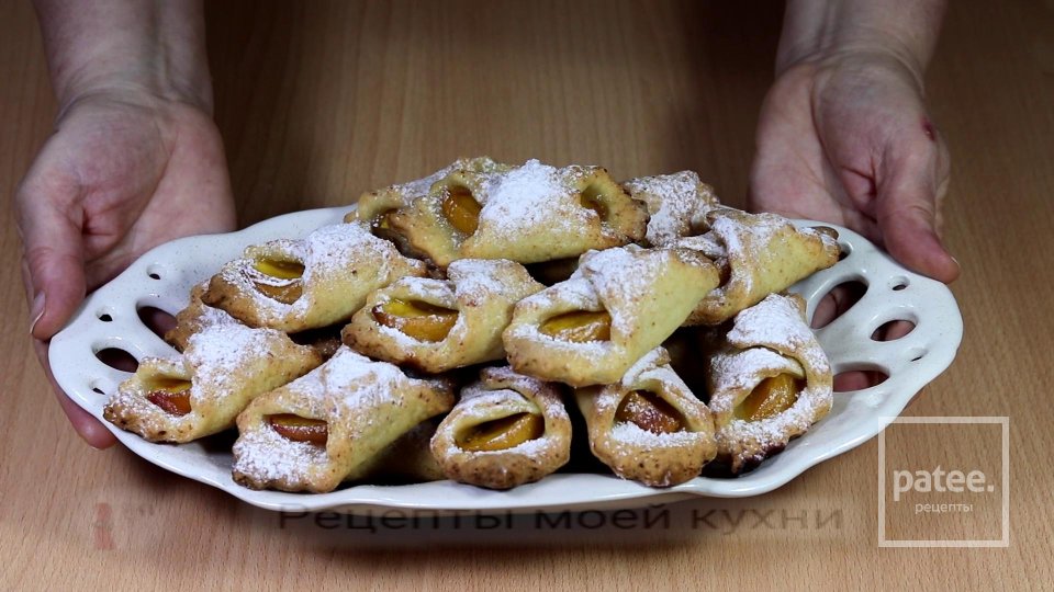 Творожное печенье с персиками - Шаг 12