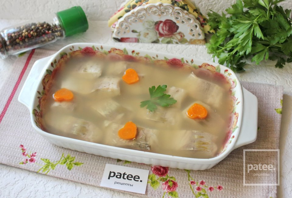 Заливное из пеленгаса - Шаг 12