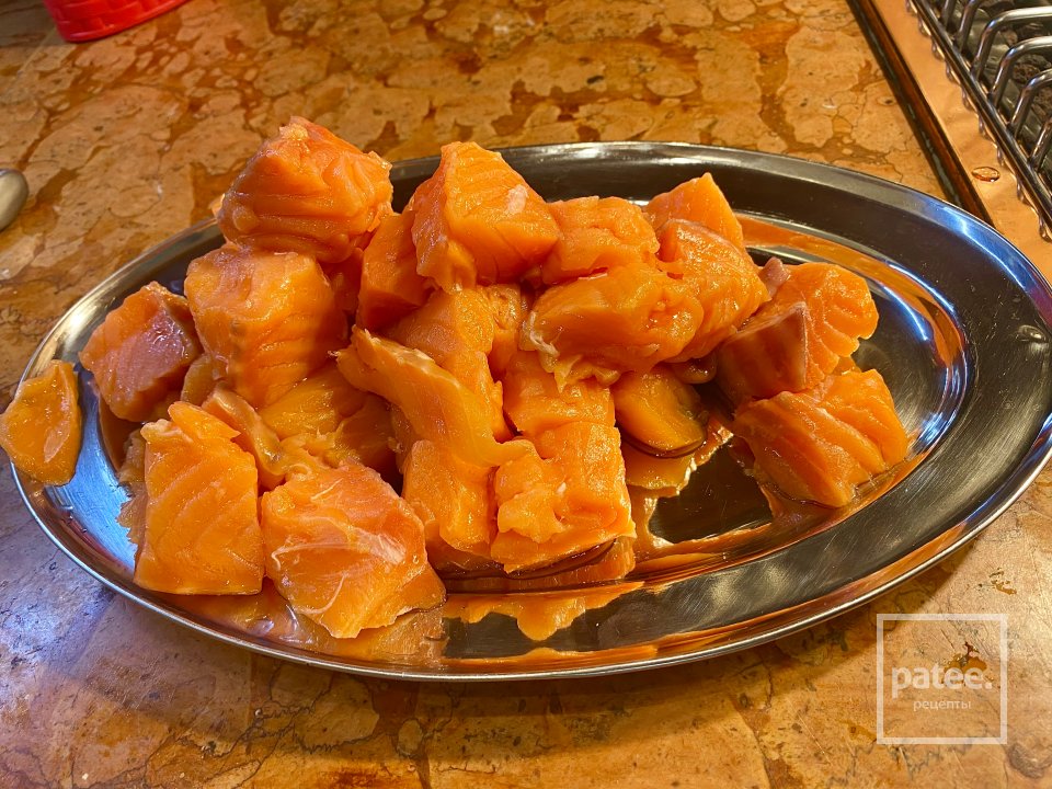 Чаудер из копченой чавычи с картофелем - Шаг 11