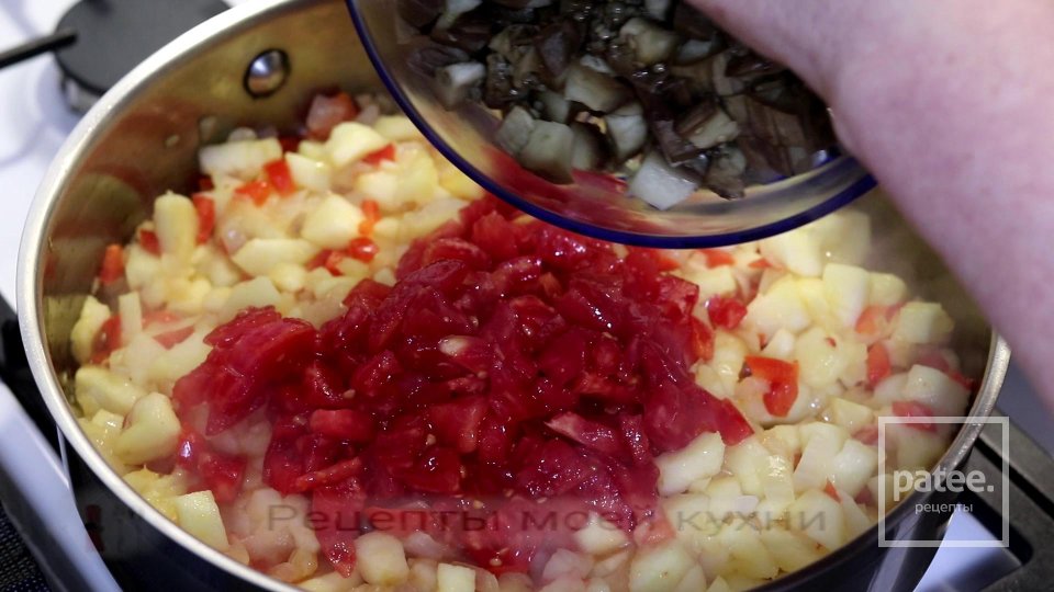 Баклажанная икра с яблоками - Шаг 4