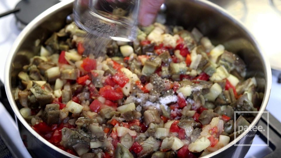 Баклажанная икра с яблоками - Шаг 5