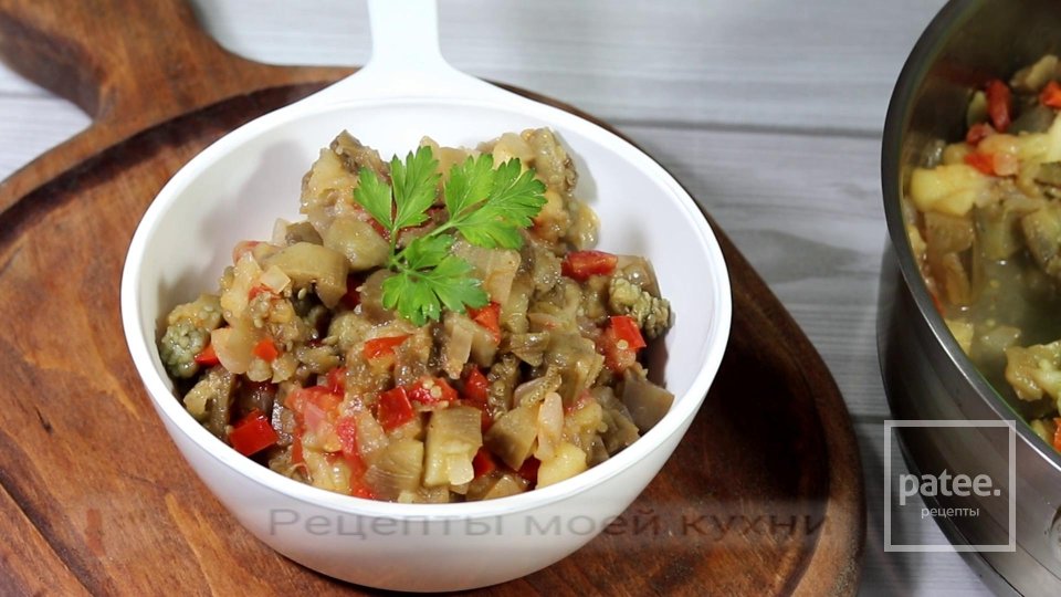 Баклажанная икра с яблоками - Шаг 7