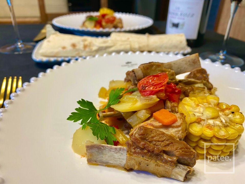 Соте из ребер ягненка с овощами - Шаг 14