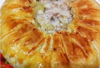 Балиш на слоенном тесте