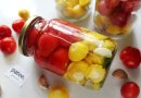 Помидоры с патиссонами, маринованные на зиму