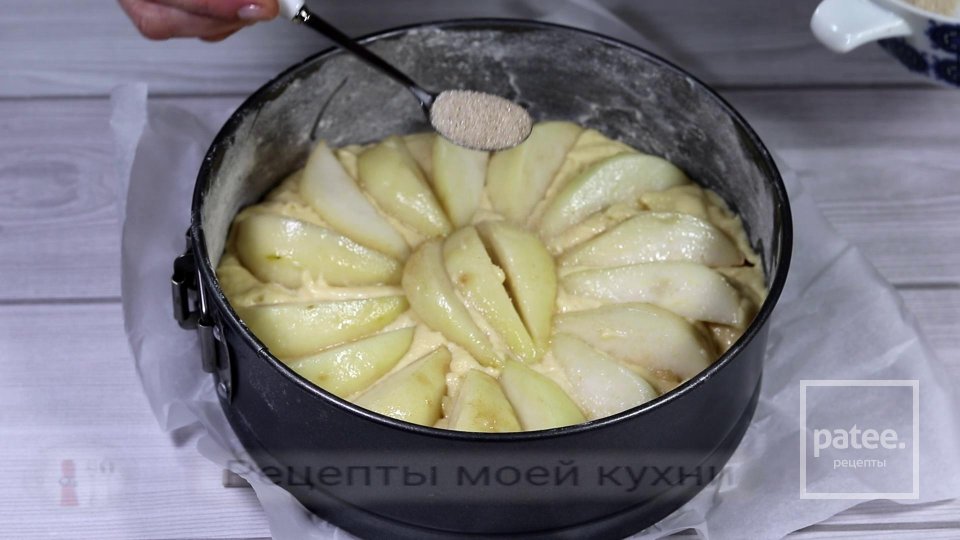 Миндальный пирог с грушами - Шаг 9