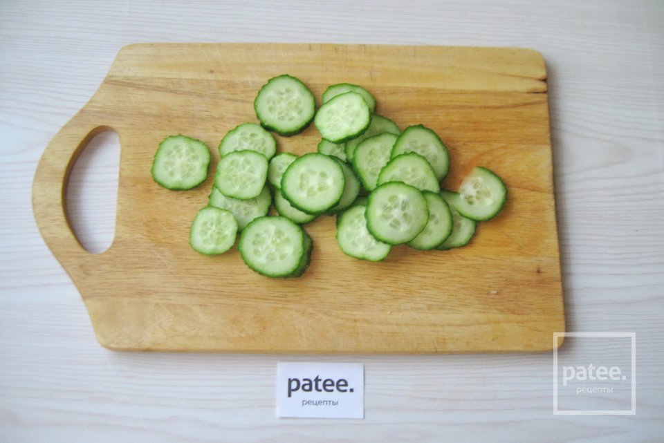 Салат из кабачков с огурцами на зиму - Шаг 4