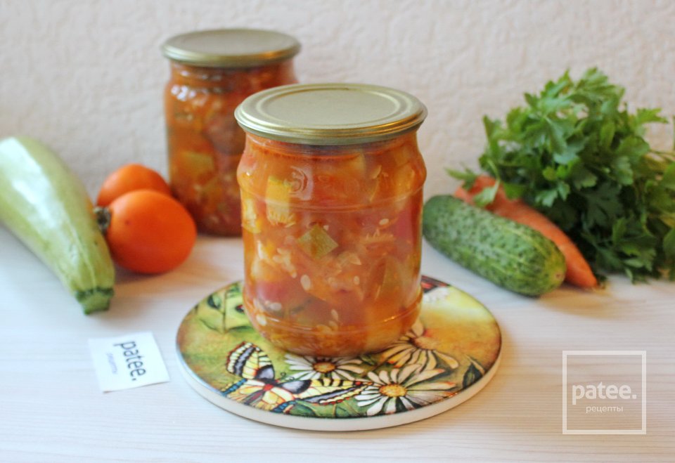 Салат из кабачков с огурцами на зиму - Шаг 11