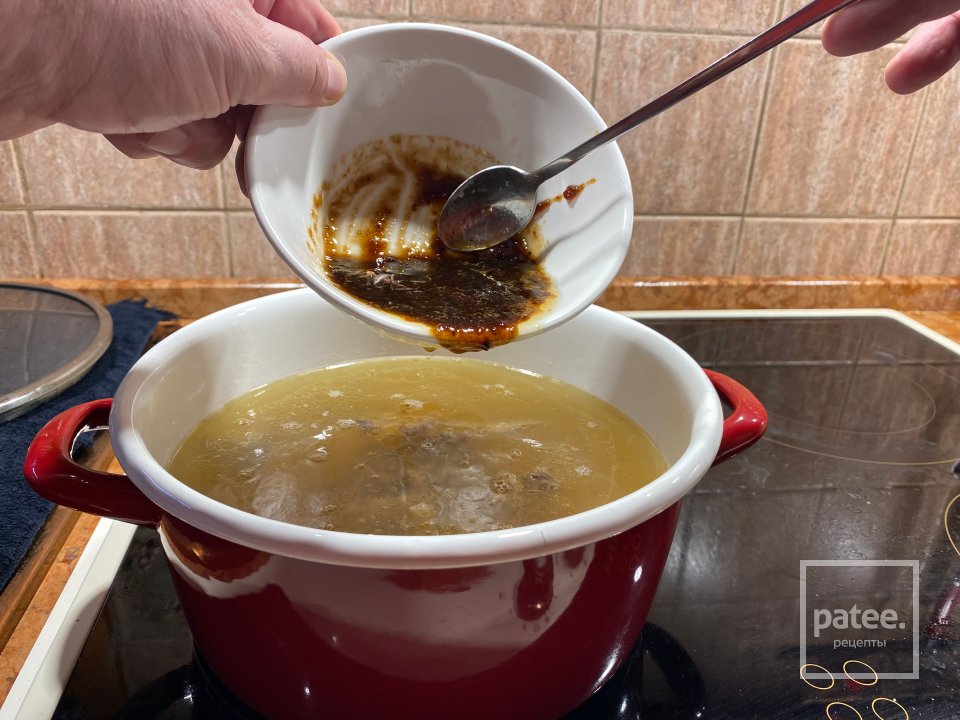 Паназитская лапша с уткой - Шаг 13