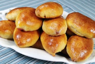 Пирожки со сливами на творожном тесте без дрожжей