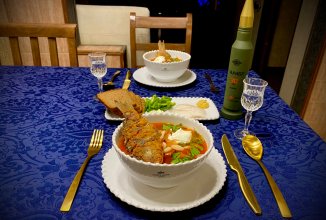 Украинский борщ с карасями