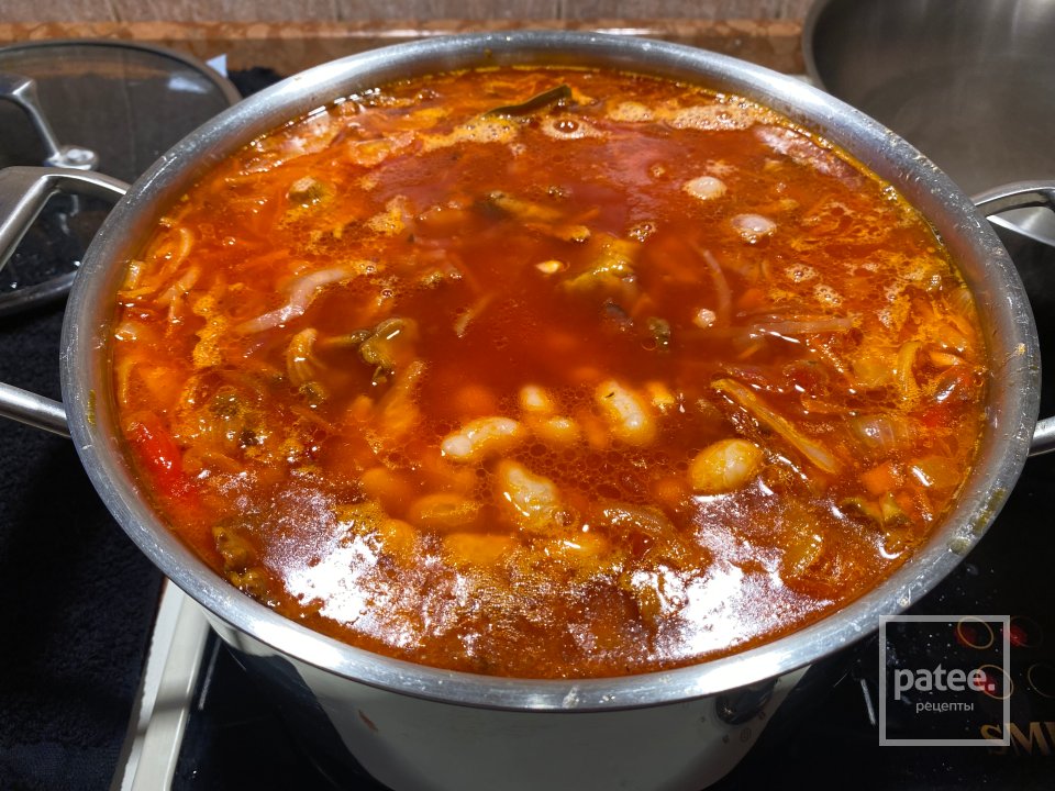 Украинский борщ с карасями - Шаг 13