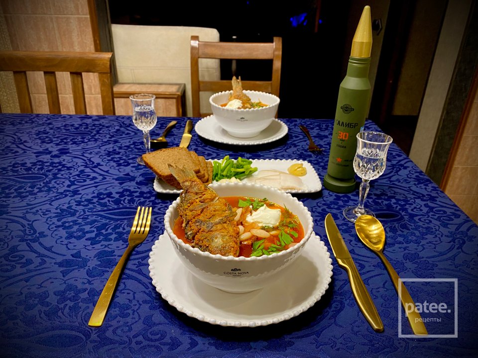 Украинский борщ с карасями - Шаг 18