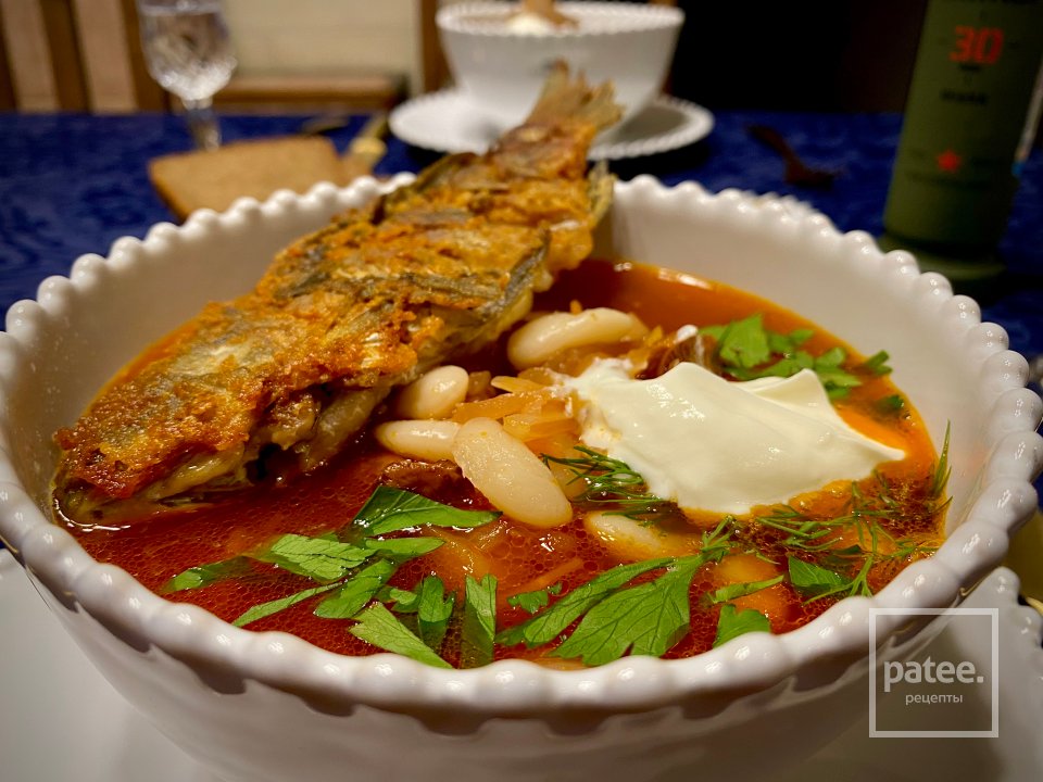 Украинский борщ с карасями - Шаг 19