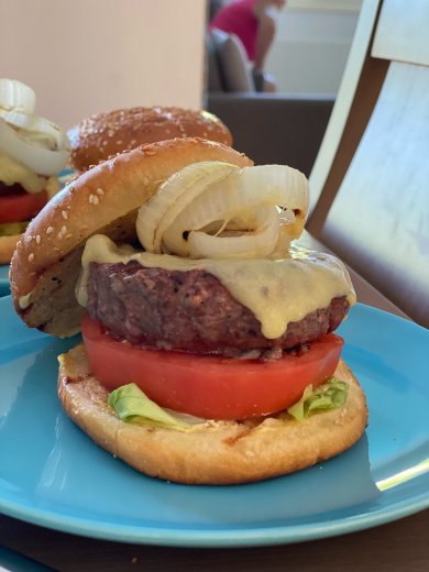 Сочный бургер - Шаг 1