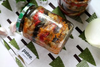 Овощная закуска с баклажанами на зиму