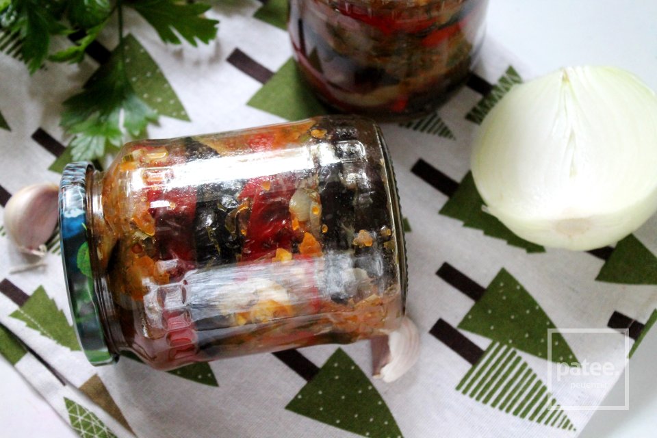 Овощная закуска с баклажанами на зиму - Шаг 16